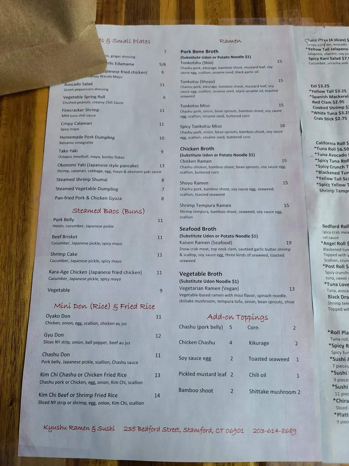 Menu 4