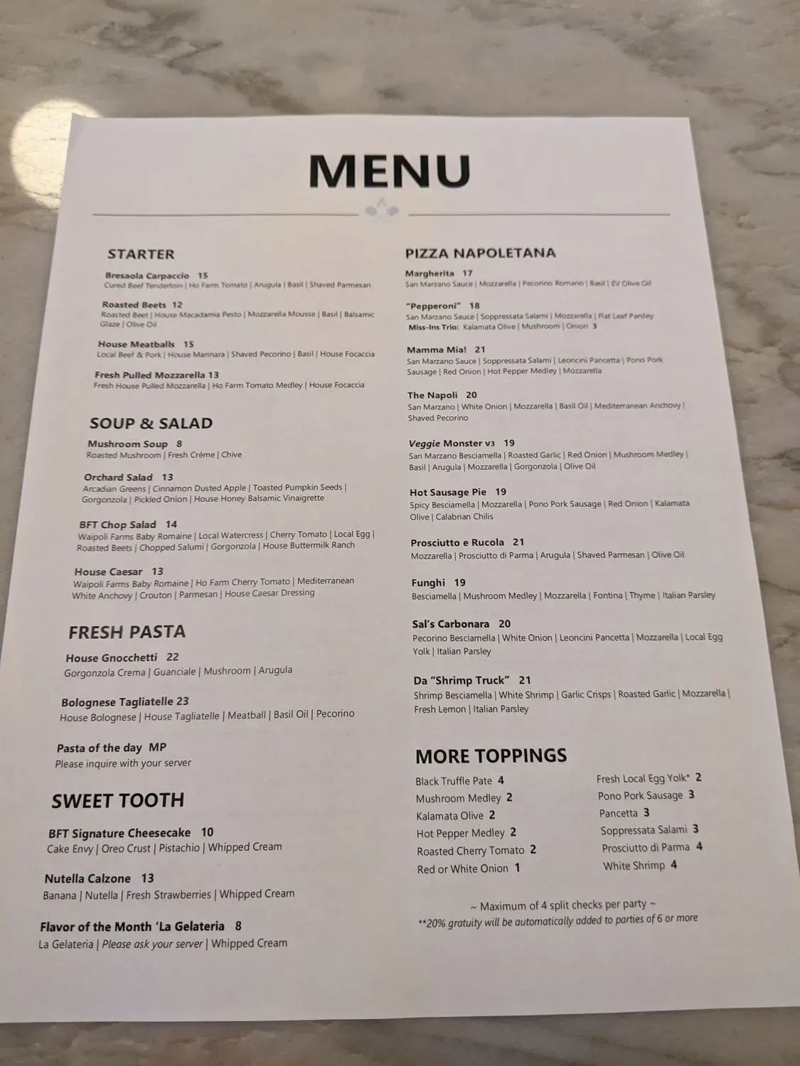 Menu 3