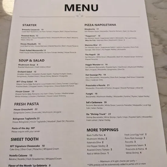 Menu 2