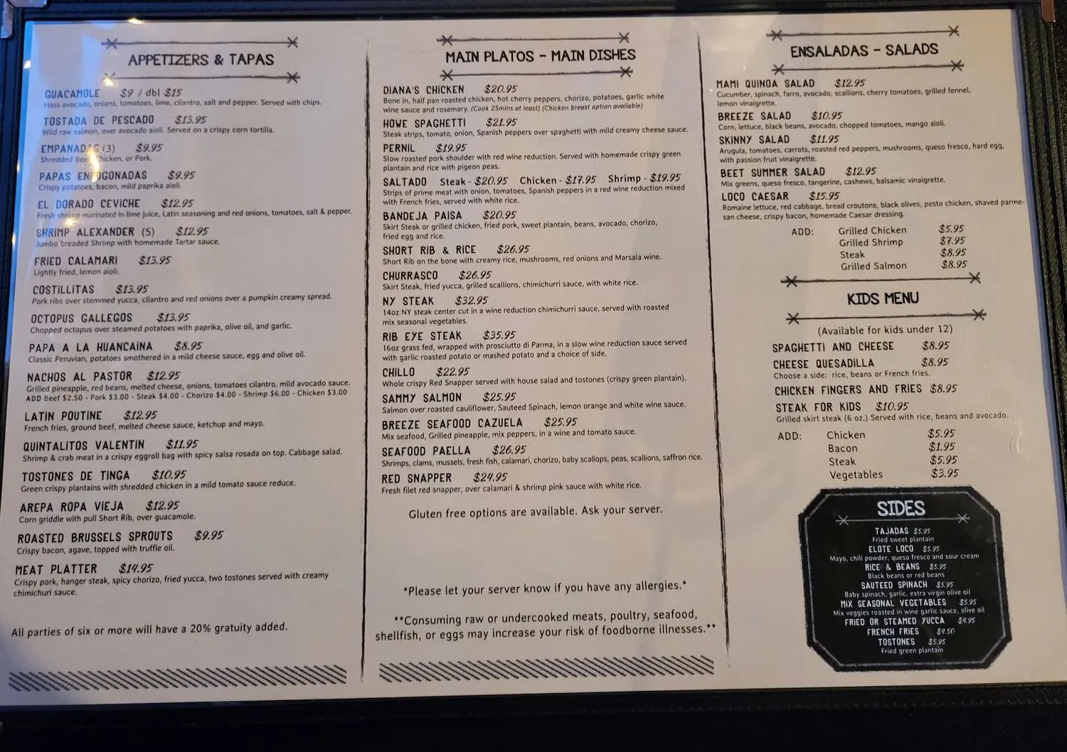 Menu 3