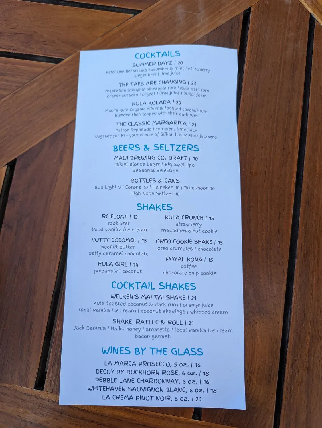 Menu 6