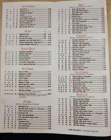 Menu 2