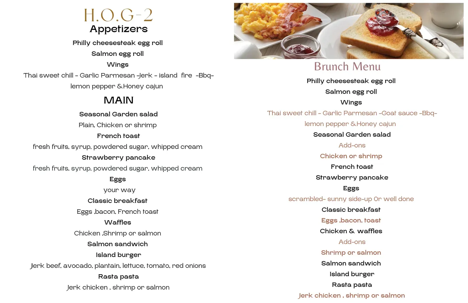 Menu 4