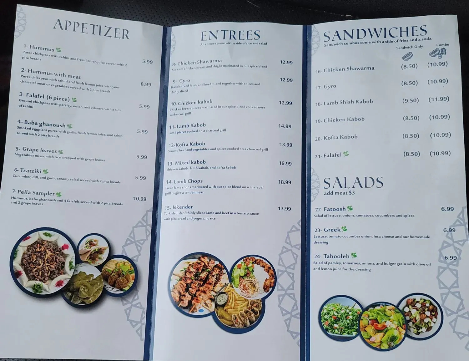 Menu 3