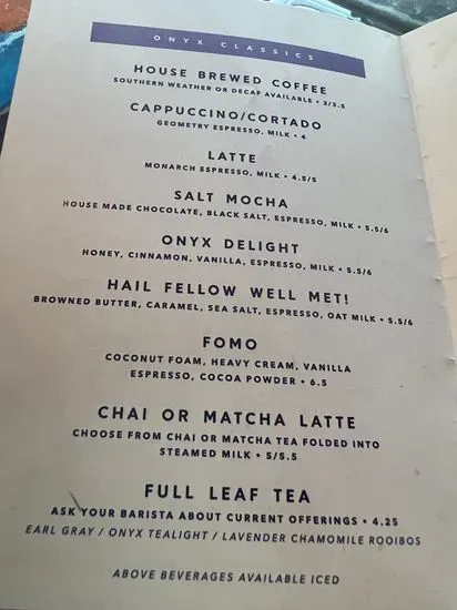 Menu 5