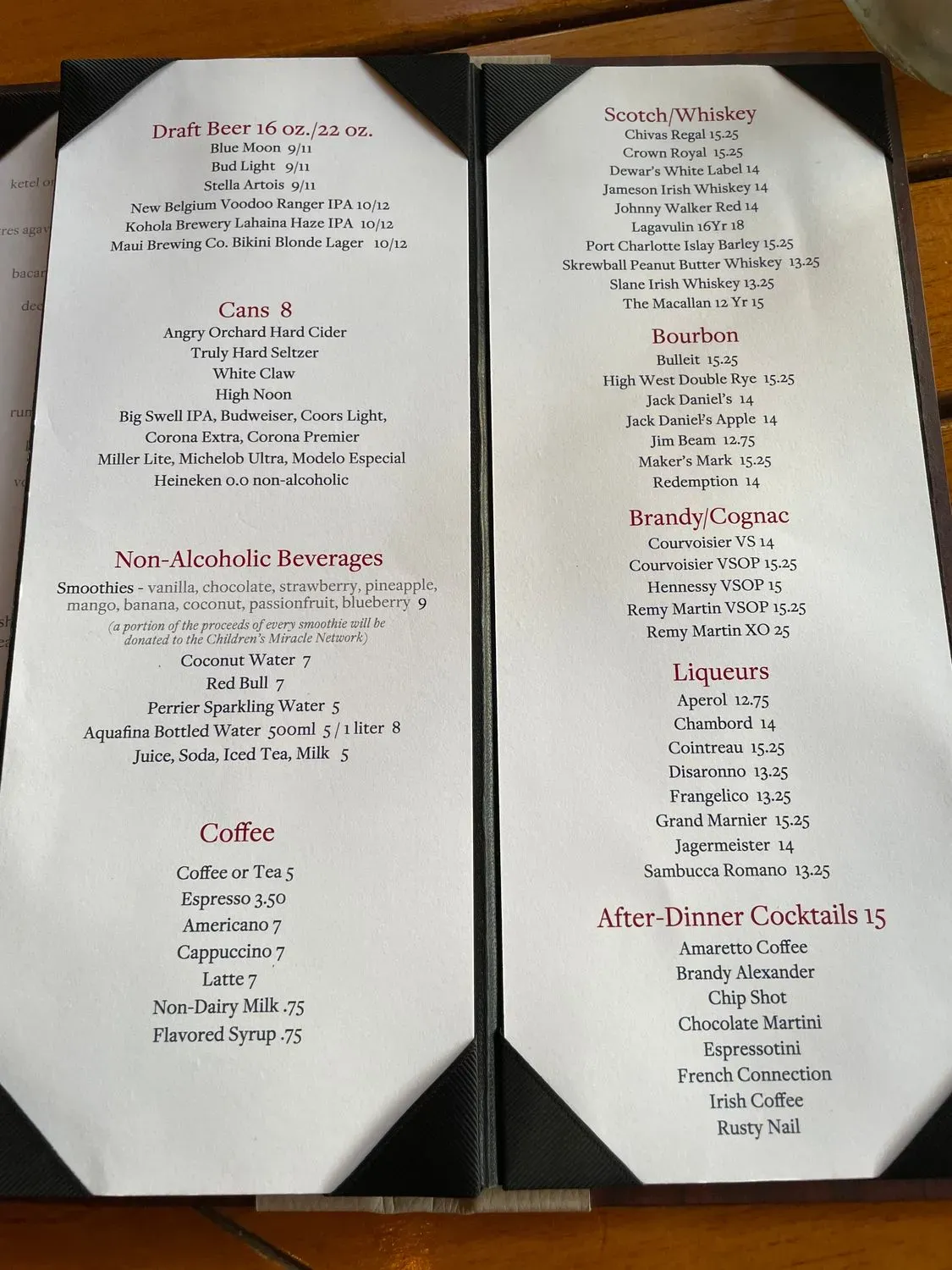 Menu 4