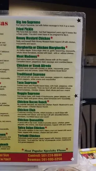 Menu 6