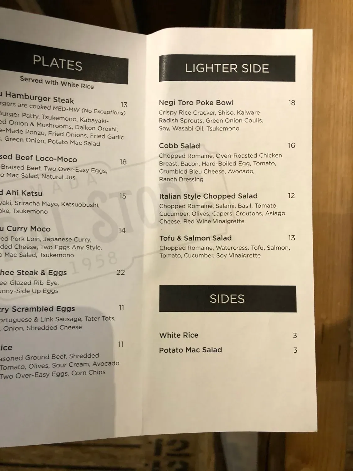 Menu 6