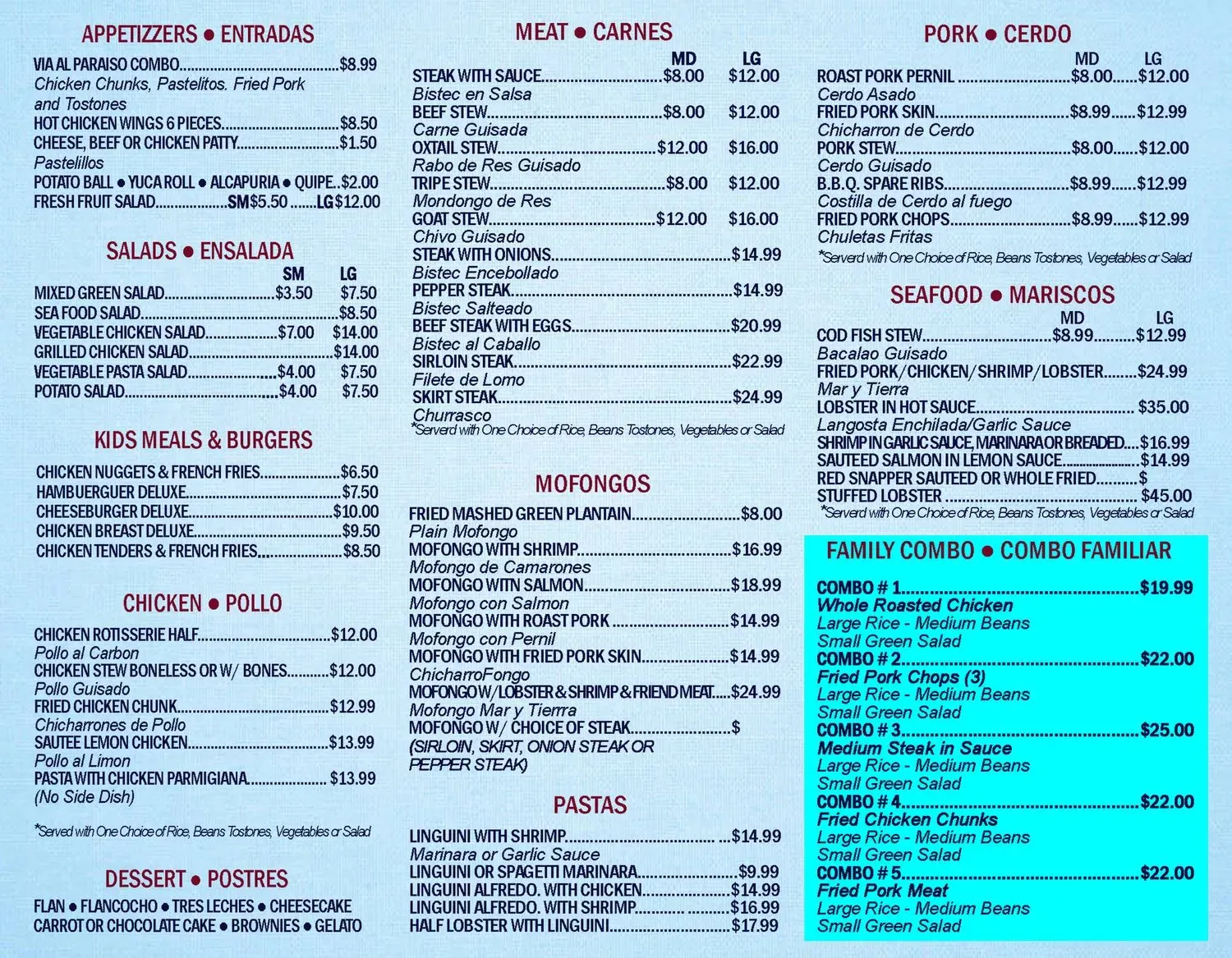 Menu 2