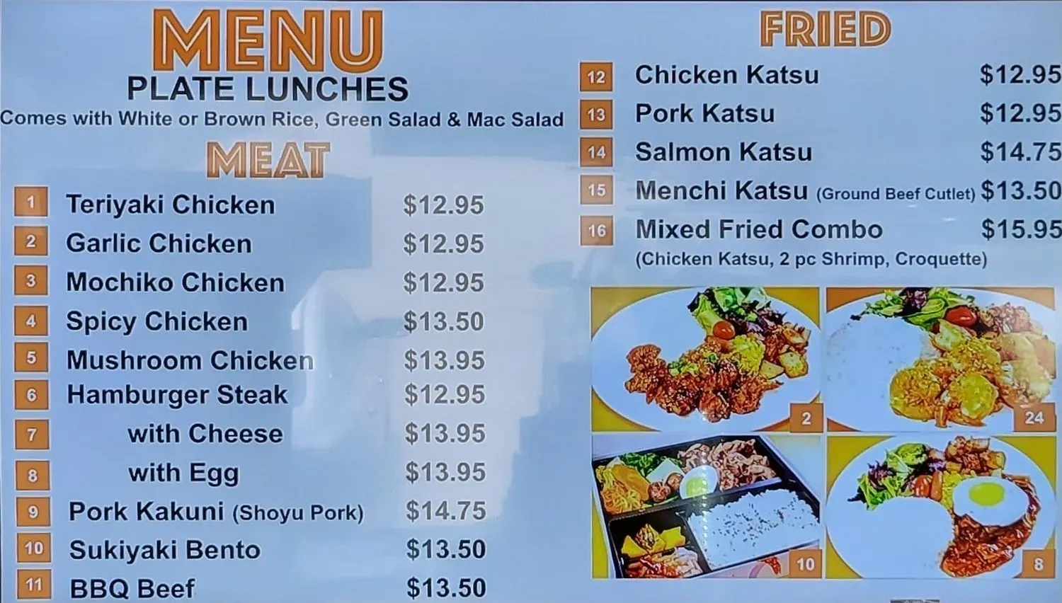 Menu 2