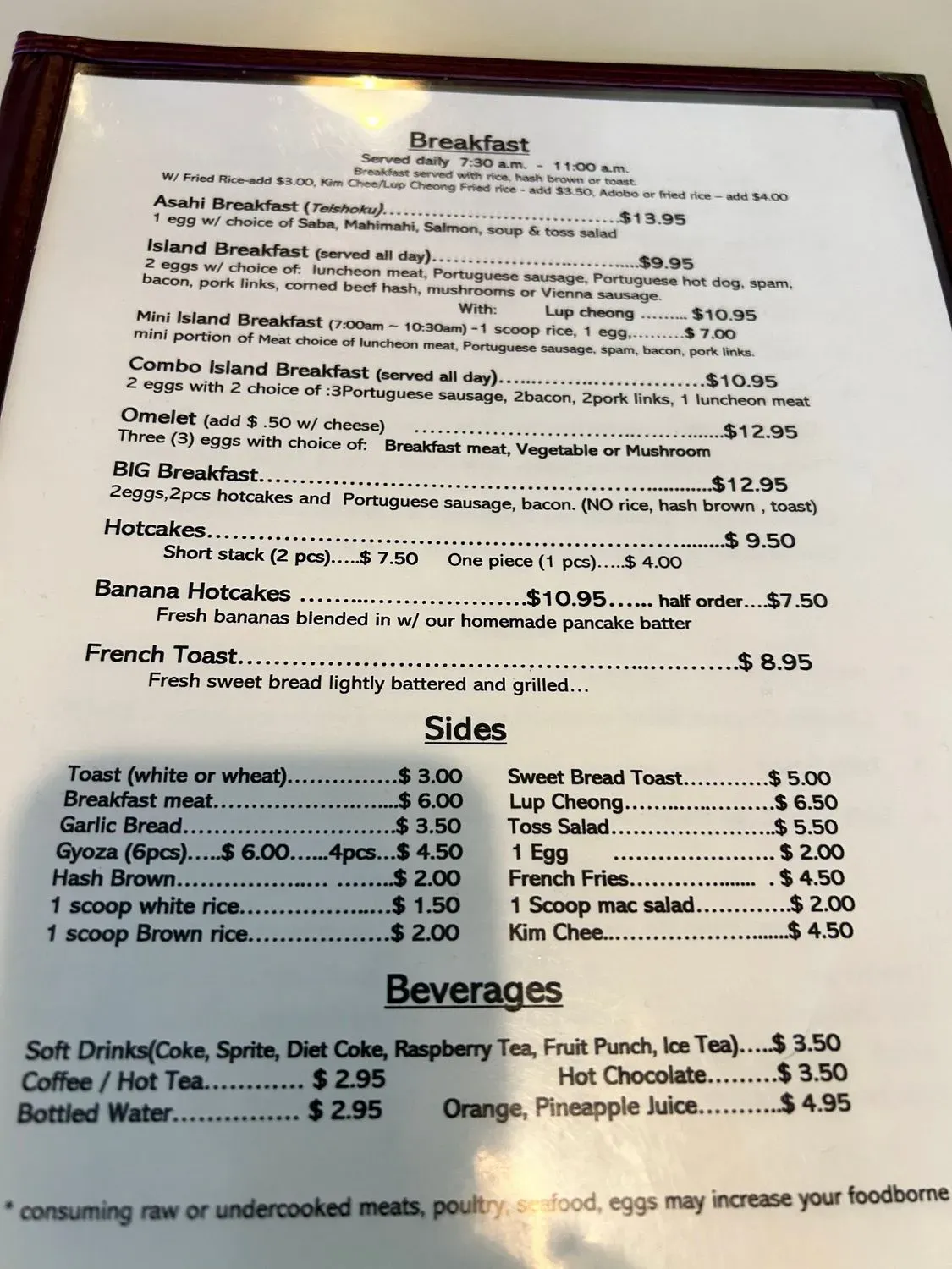 Menu 6