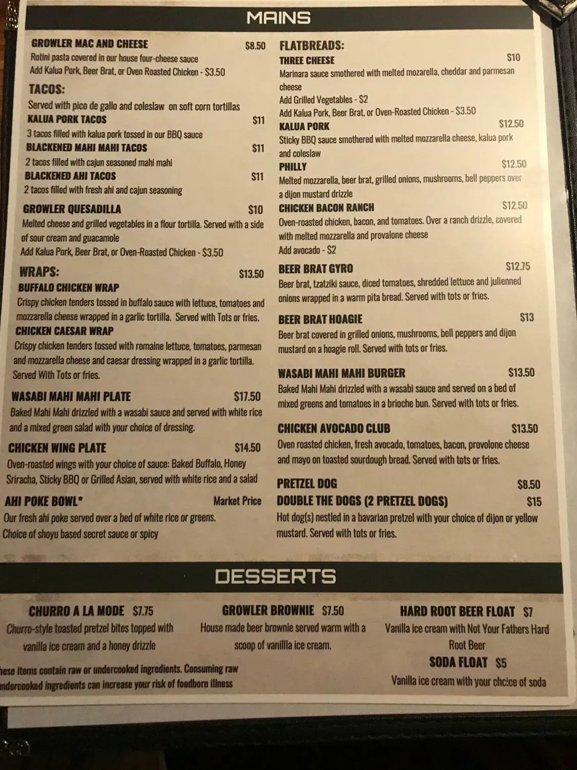 Menu 4