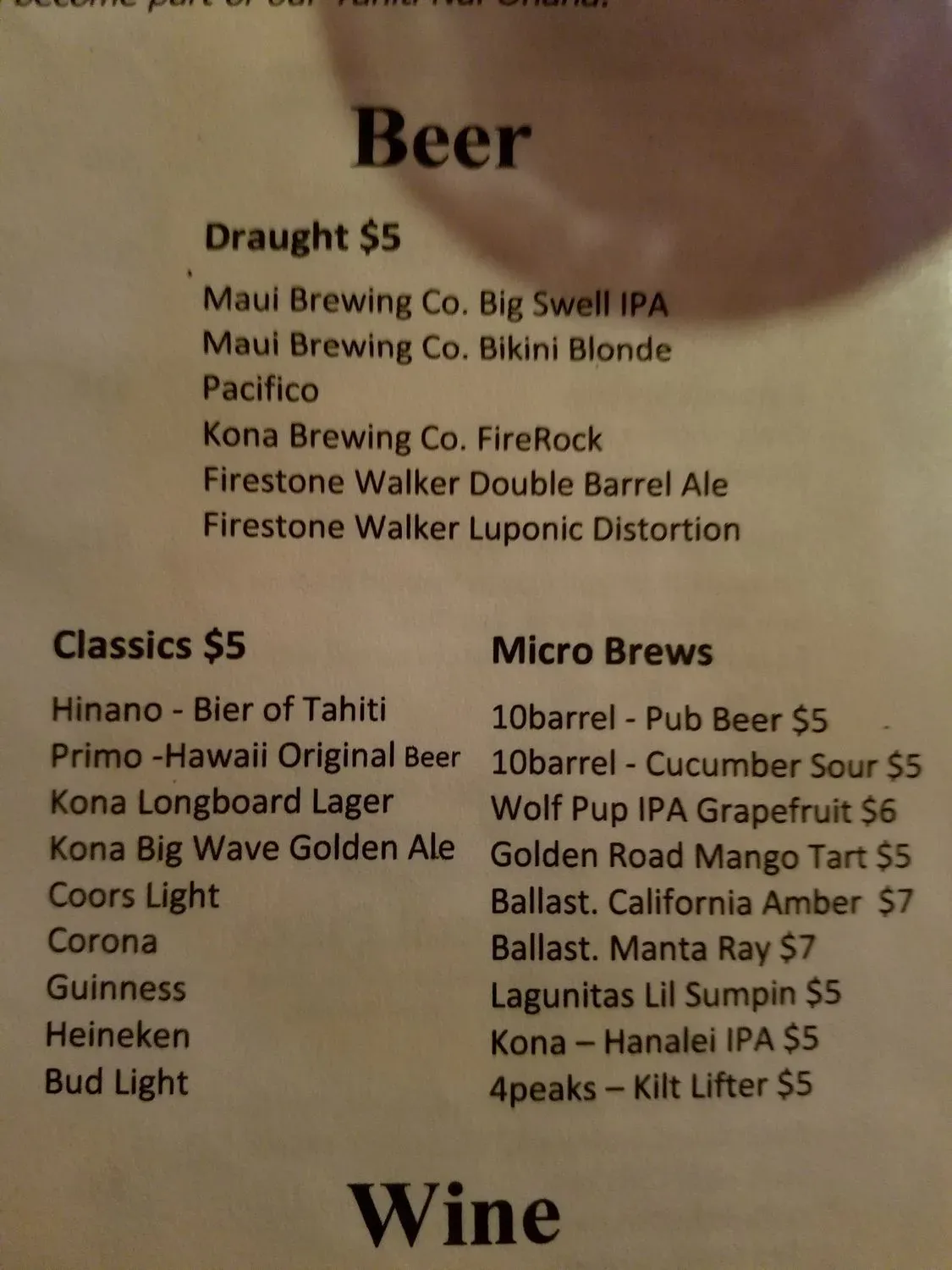 Menu 4