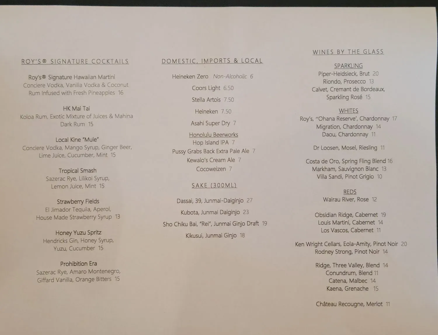 Menu 3