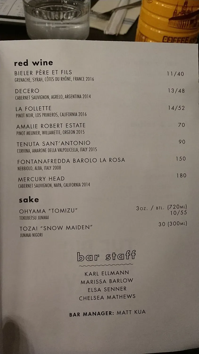 Menu 6