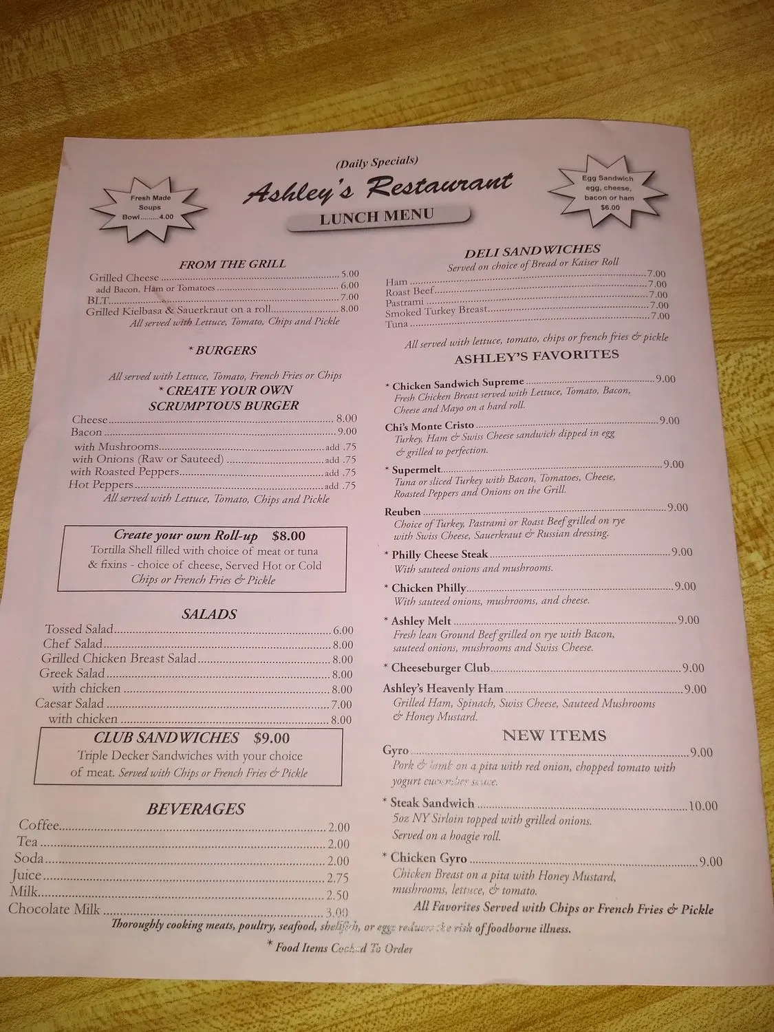 Menu 3