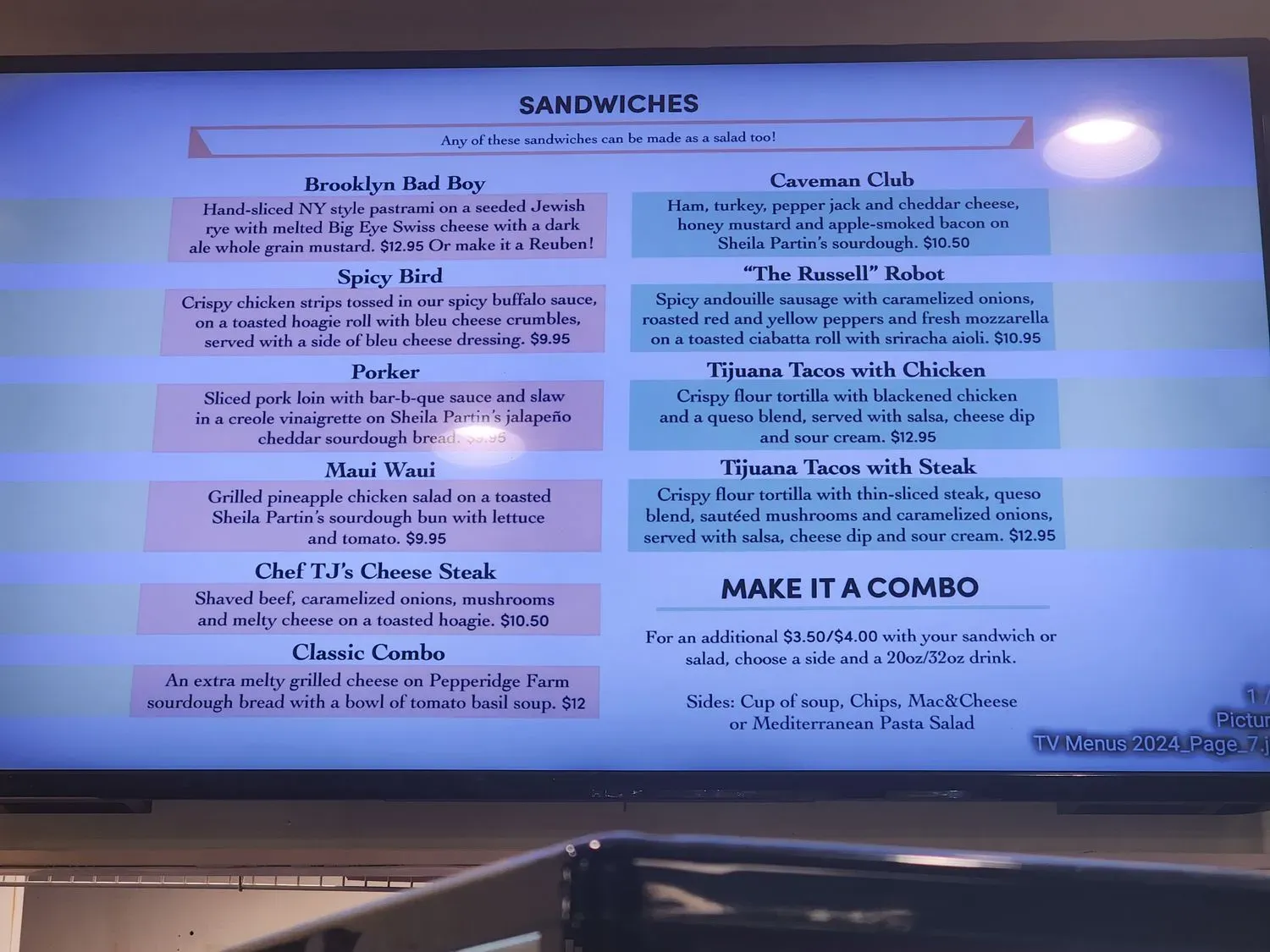 Menu 3