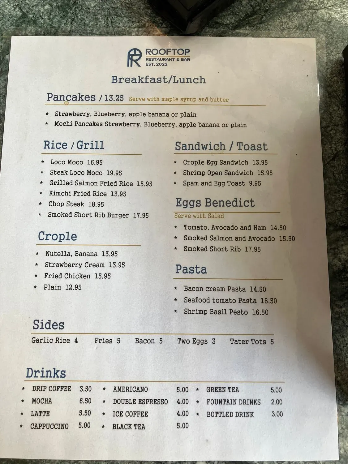 Menu 4