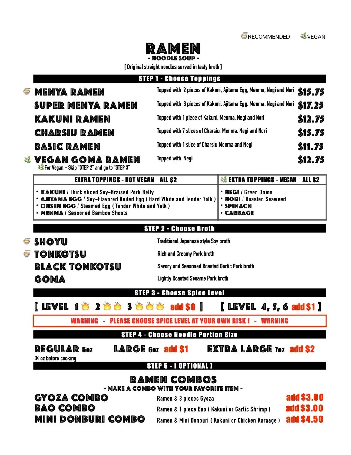 Menu 6