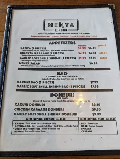 Menu 3