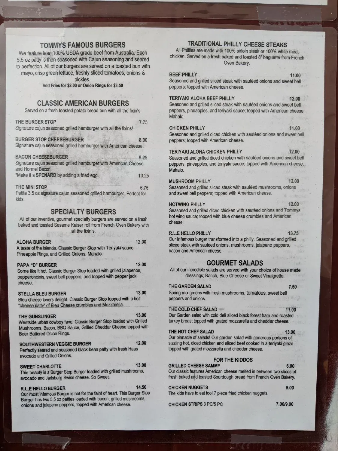 Menu 2