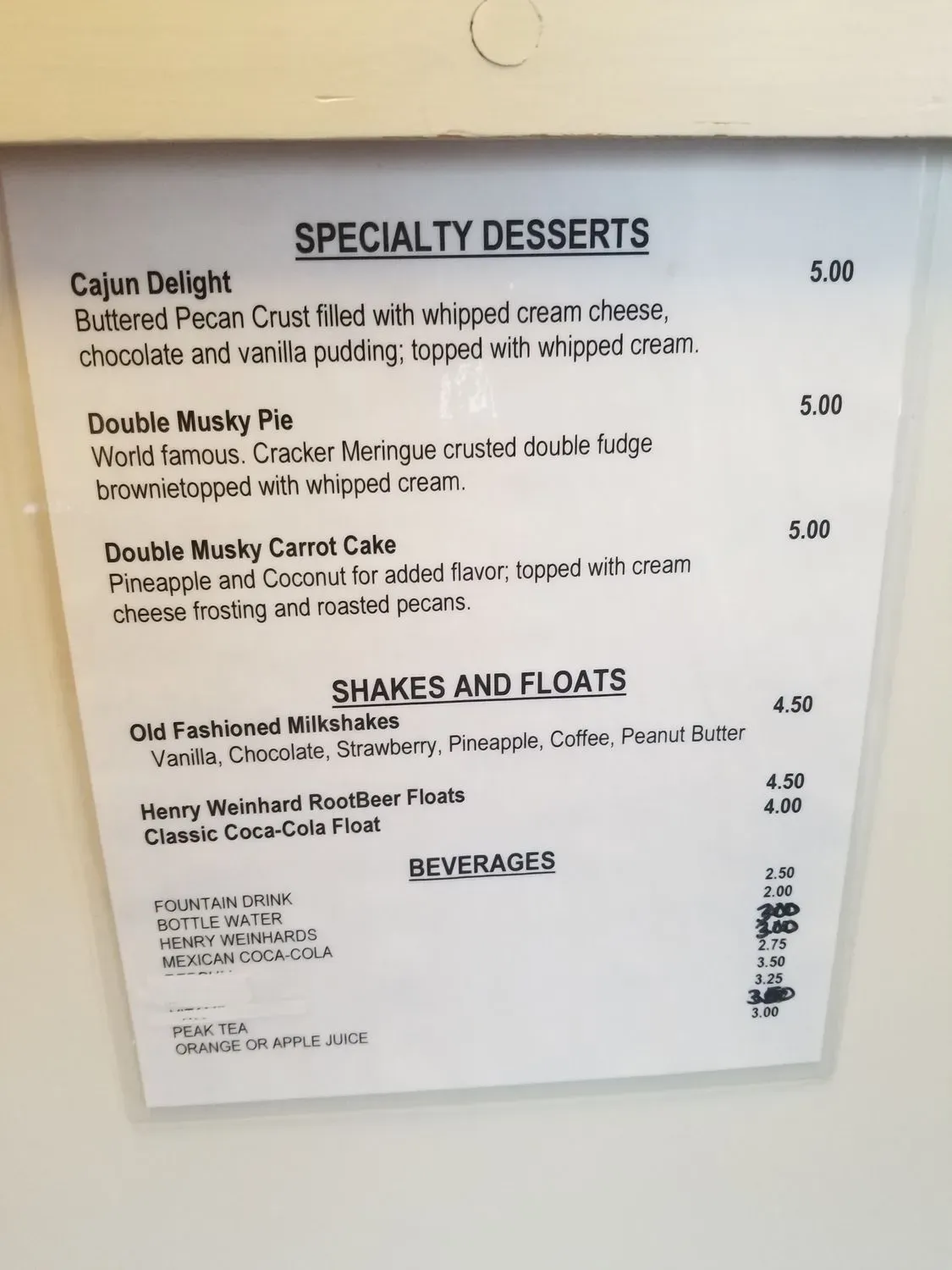 Menu 5