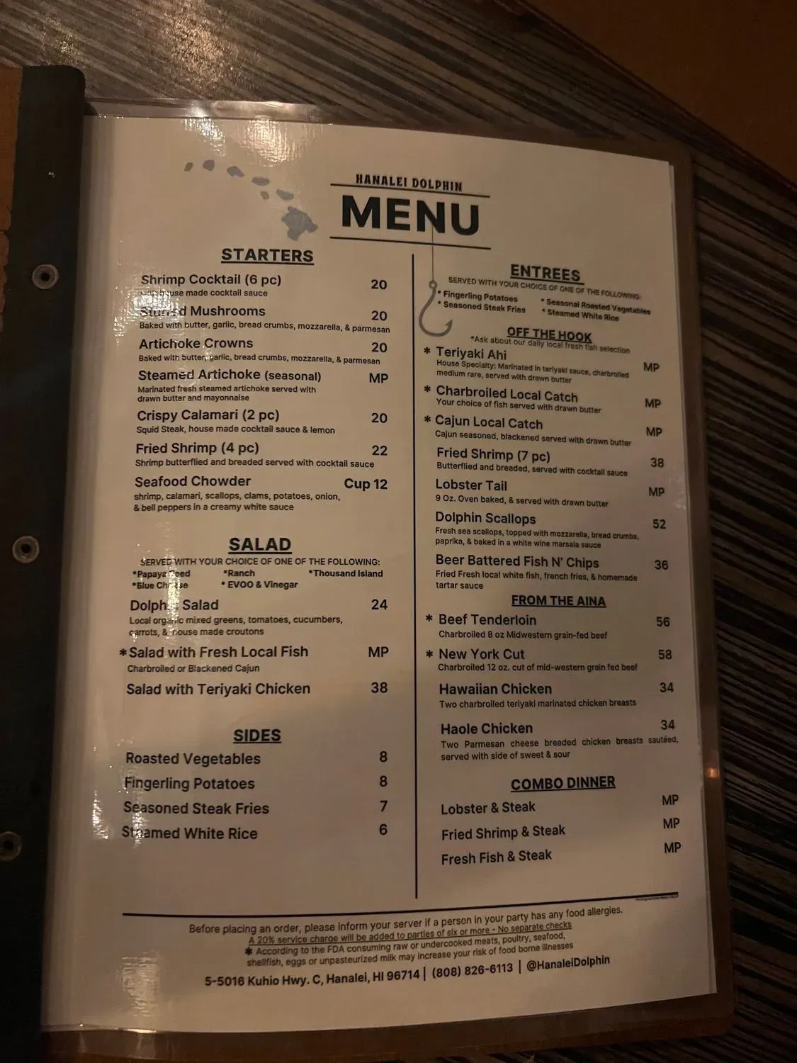 Menu 5