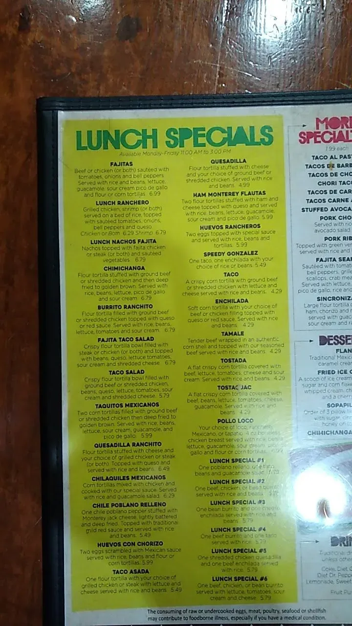 Menu 5