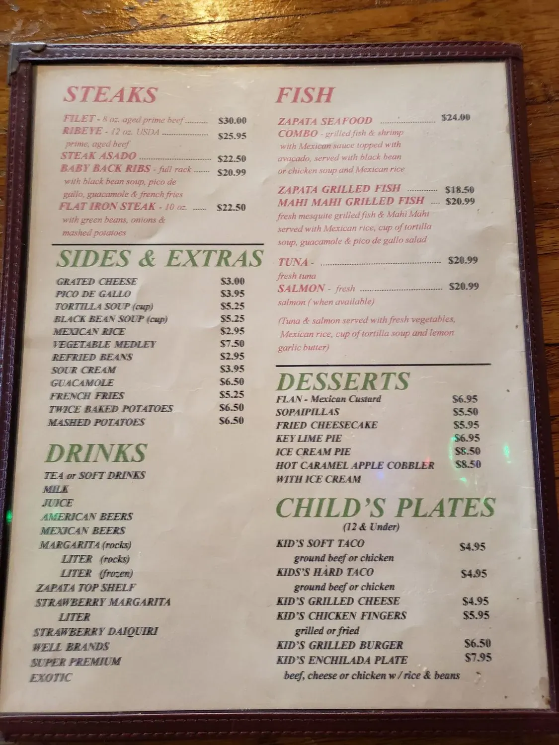 Menu 4