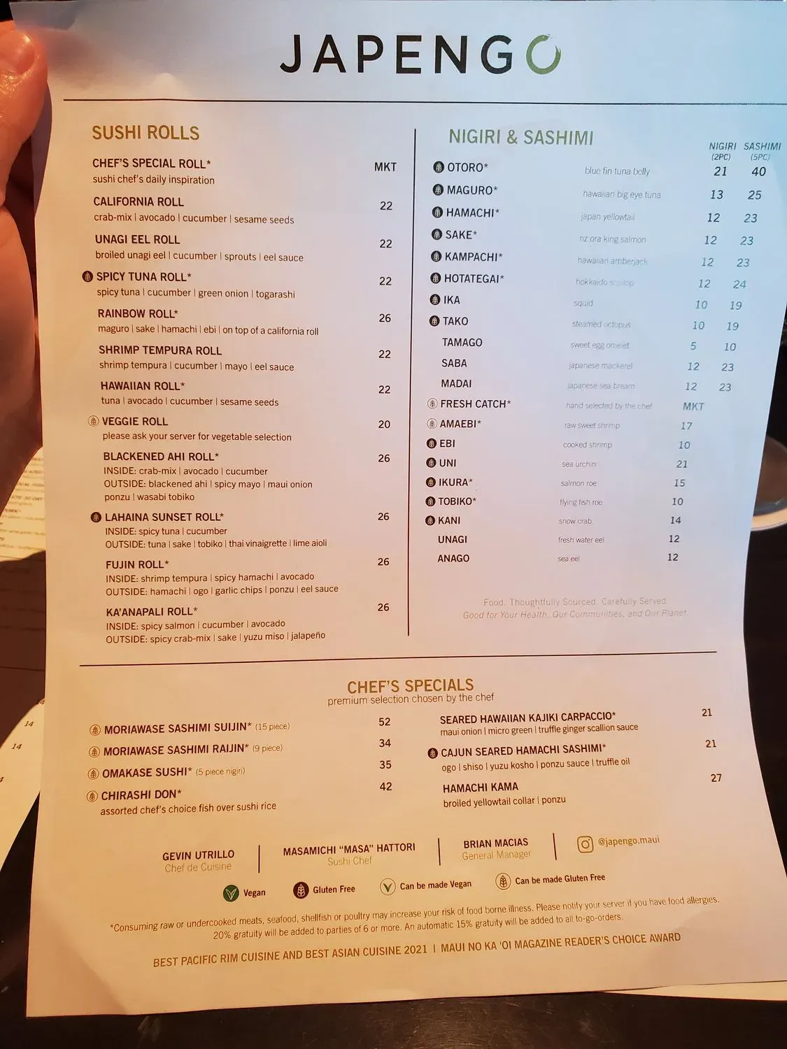 Menu 2