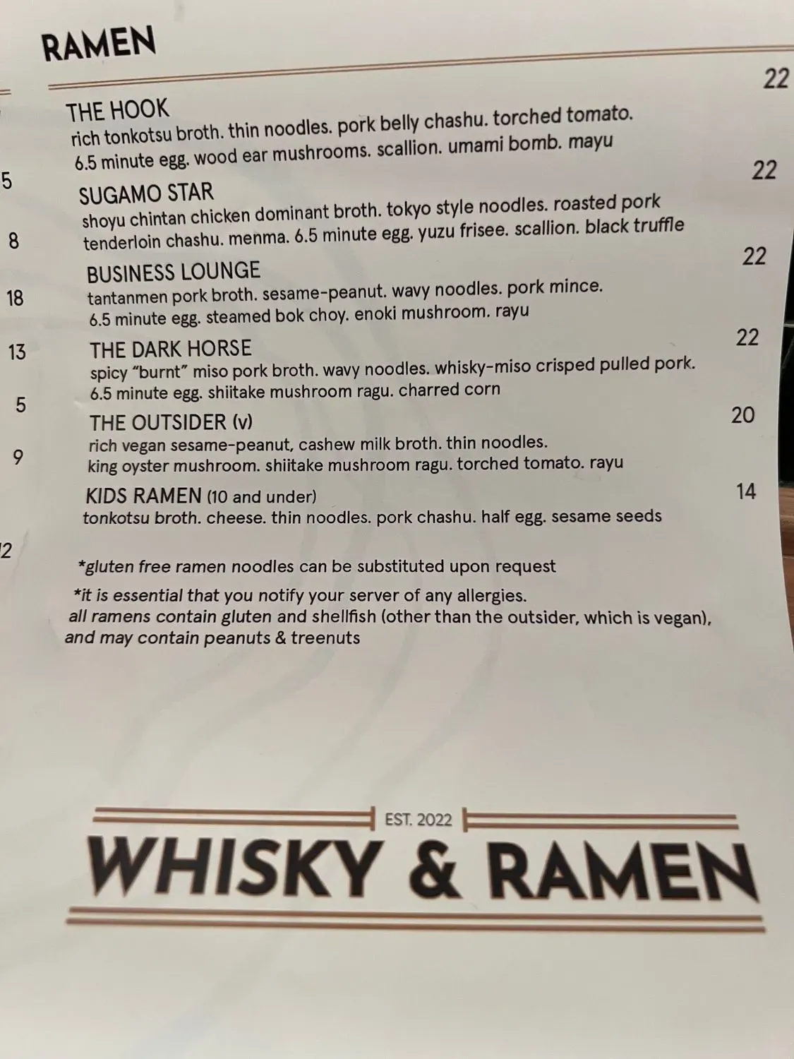 Menu 5