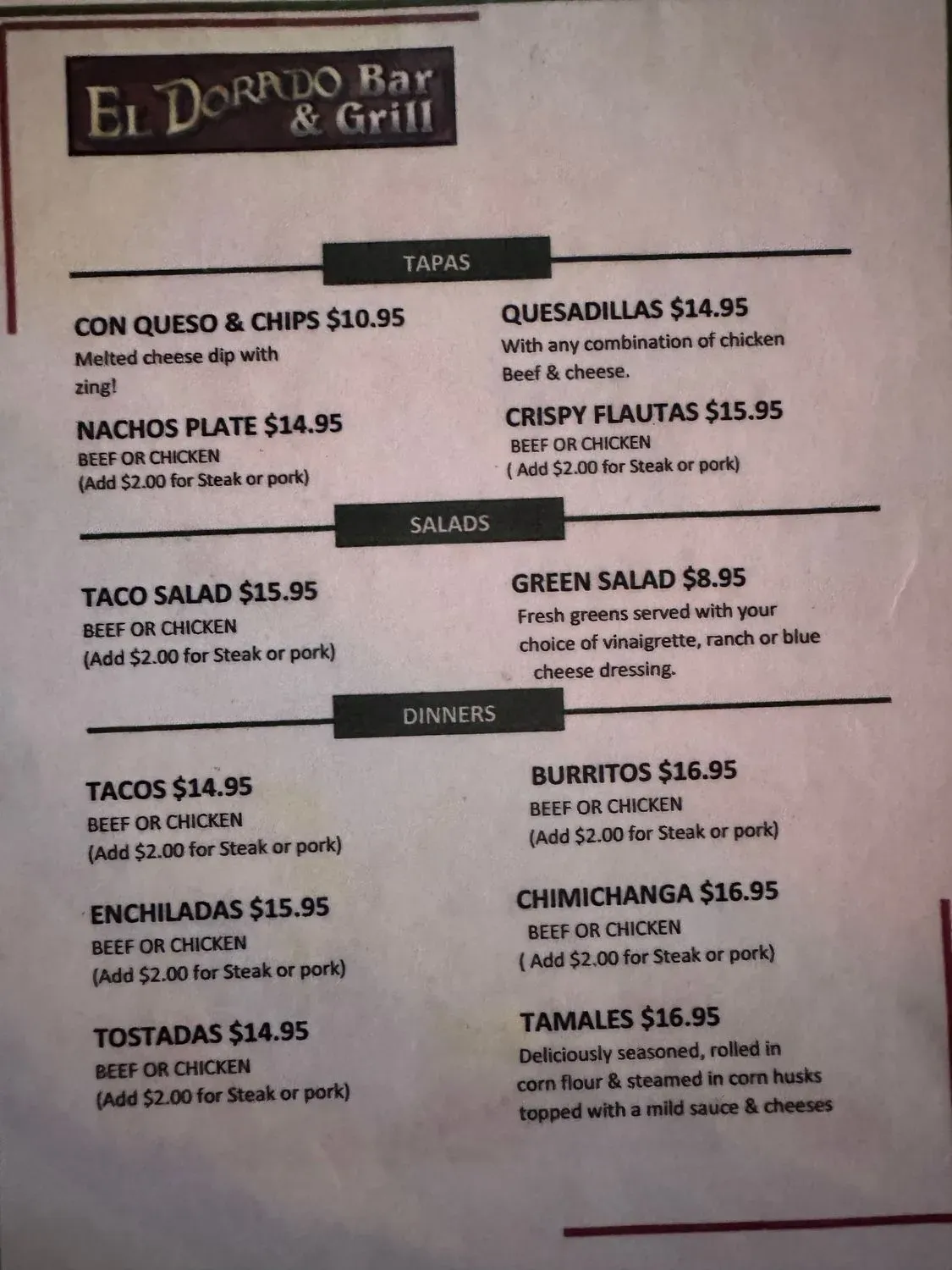 Menu 4