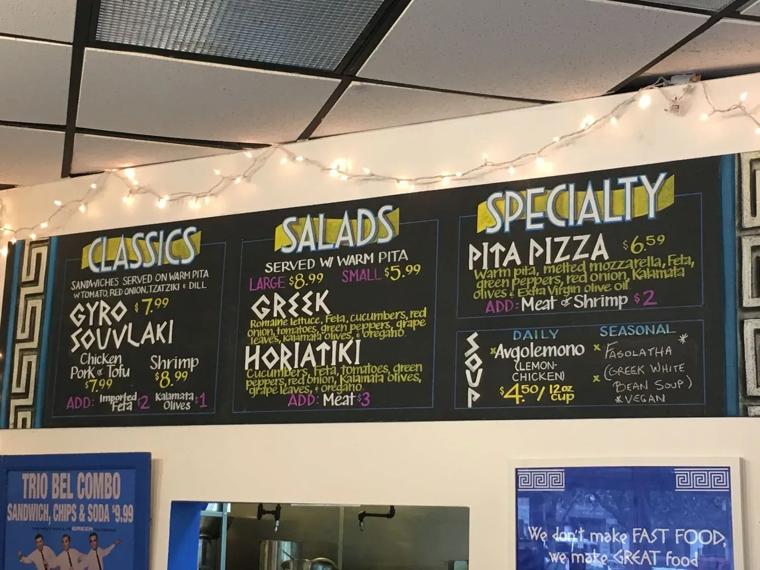 Freskos Menu - Updated October 2025