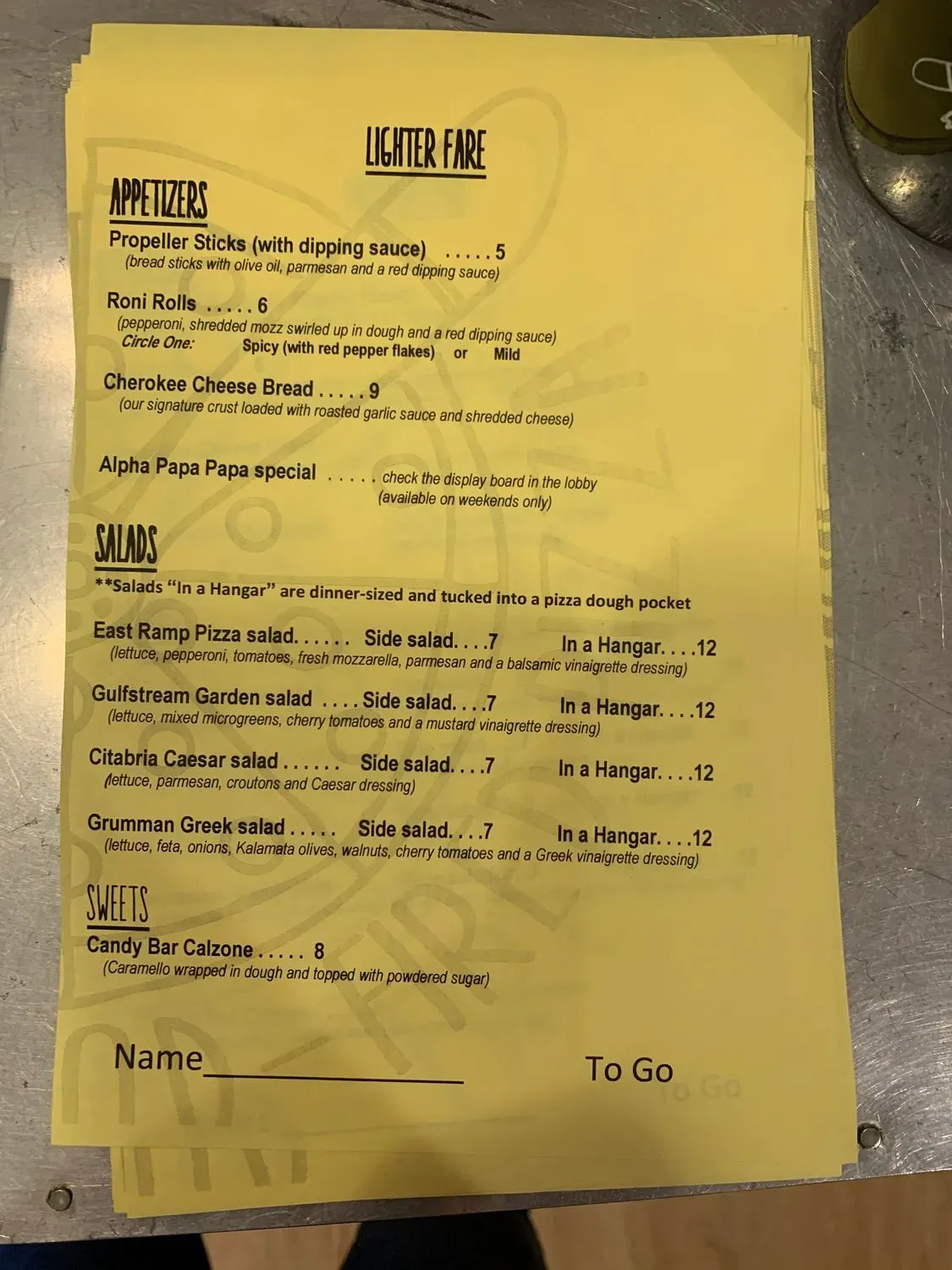 Menu 2