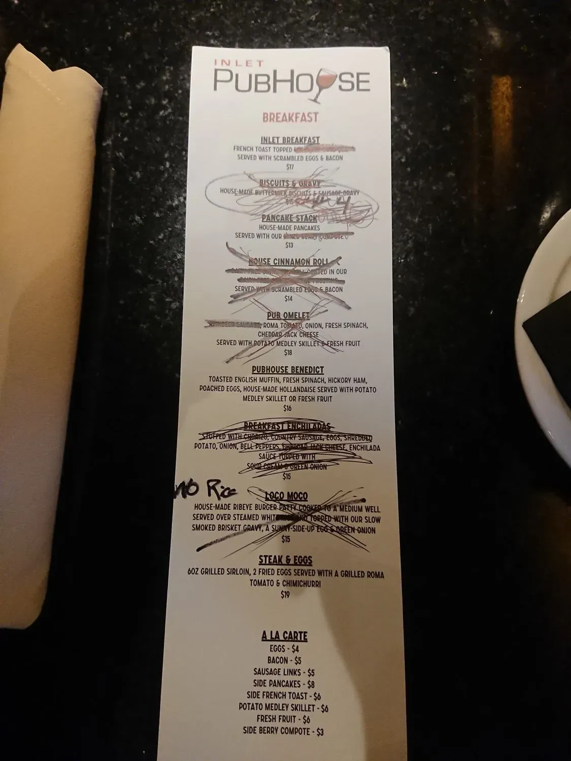 Menu 6