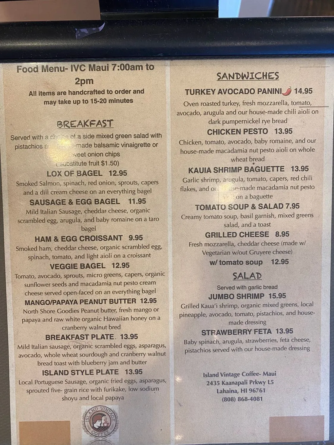 Menu 6