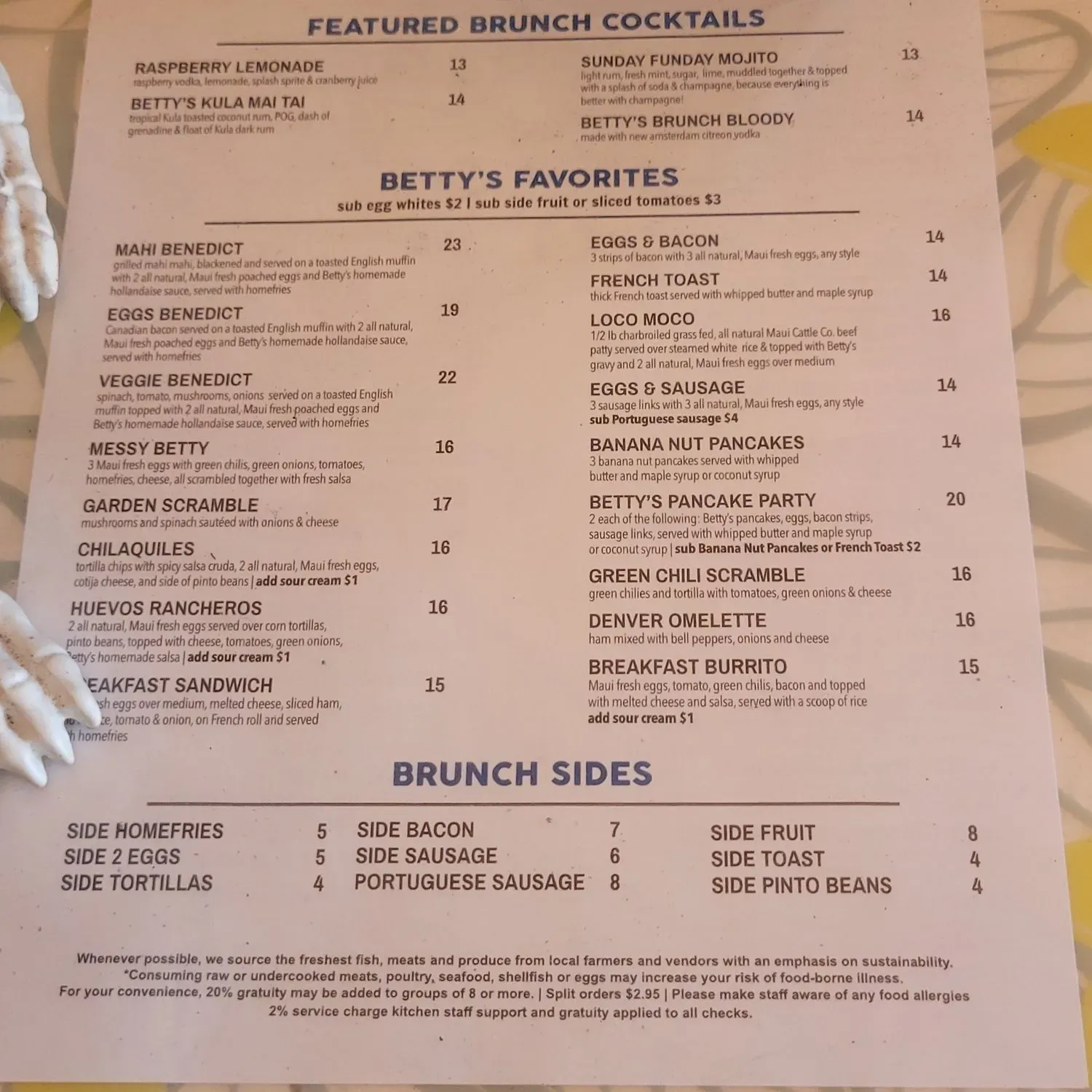 Menu 2