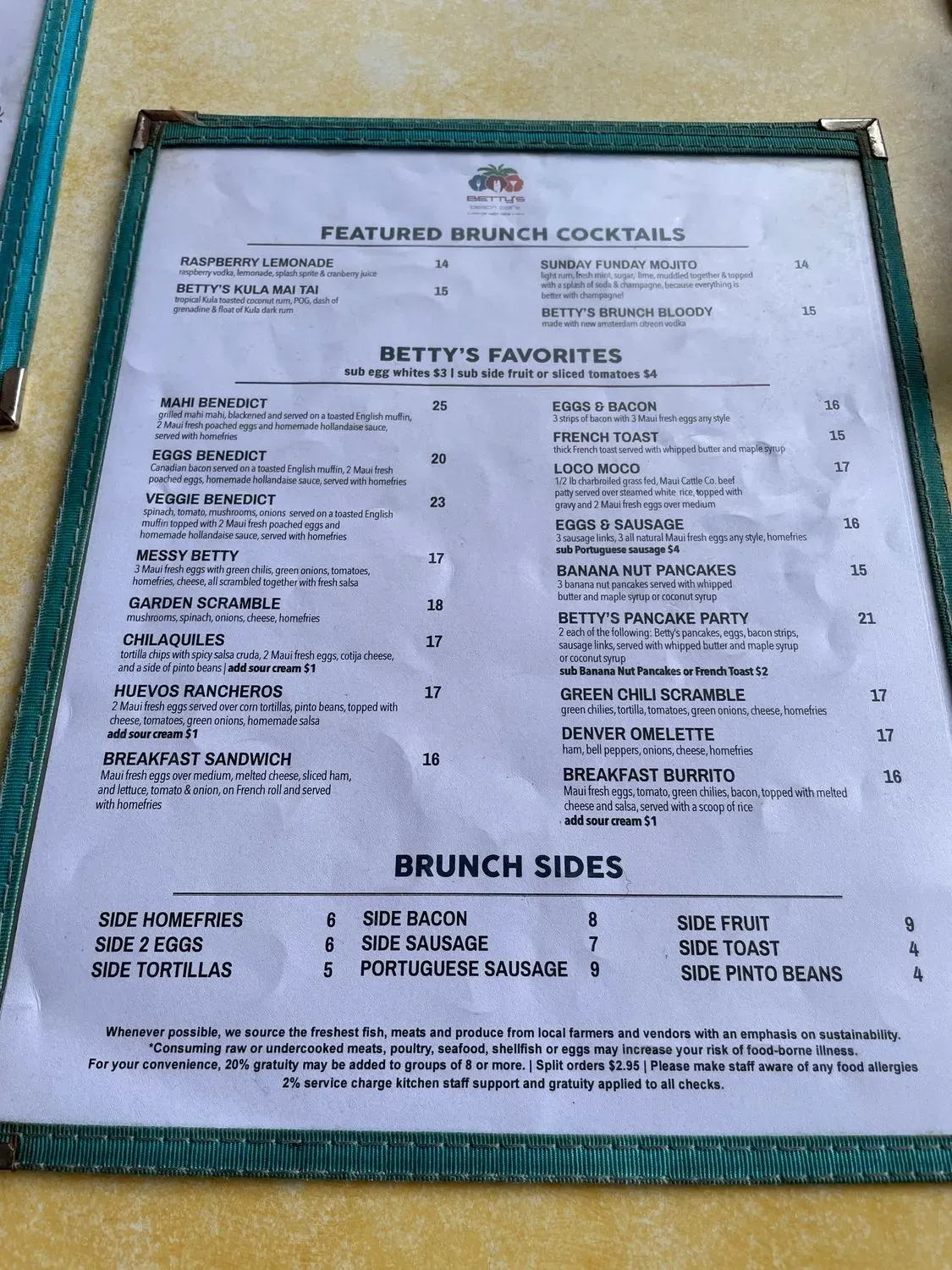 Menu 4