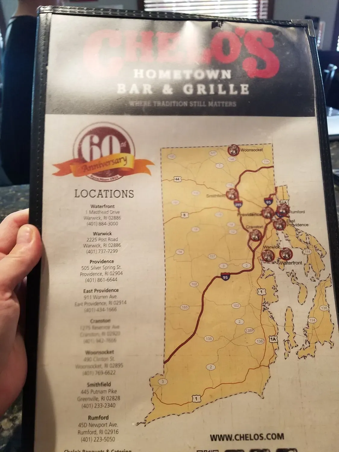 Chelo's Hometown Bar & Grille - Smithfield Menu - Updated October 2025