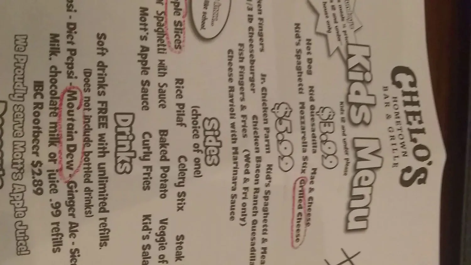 Chelo's Hometown Bar & Grille - Smithfield Menu - Updated October 2025