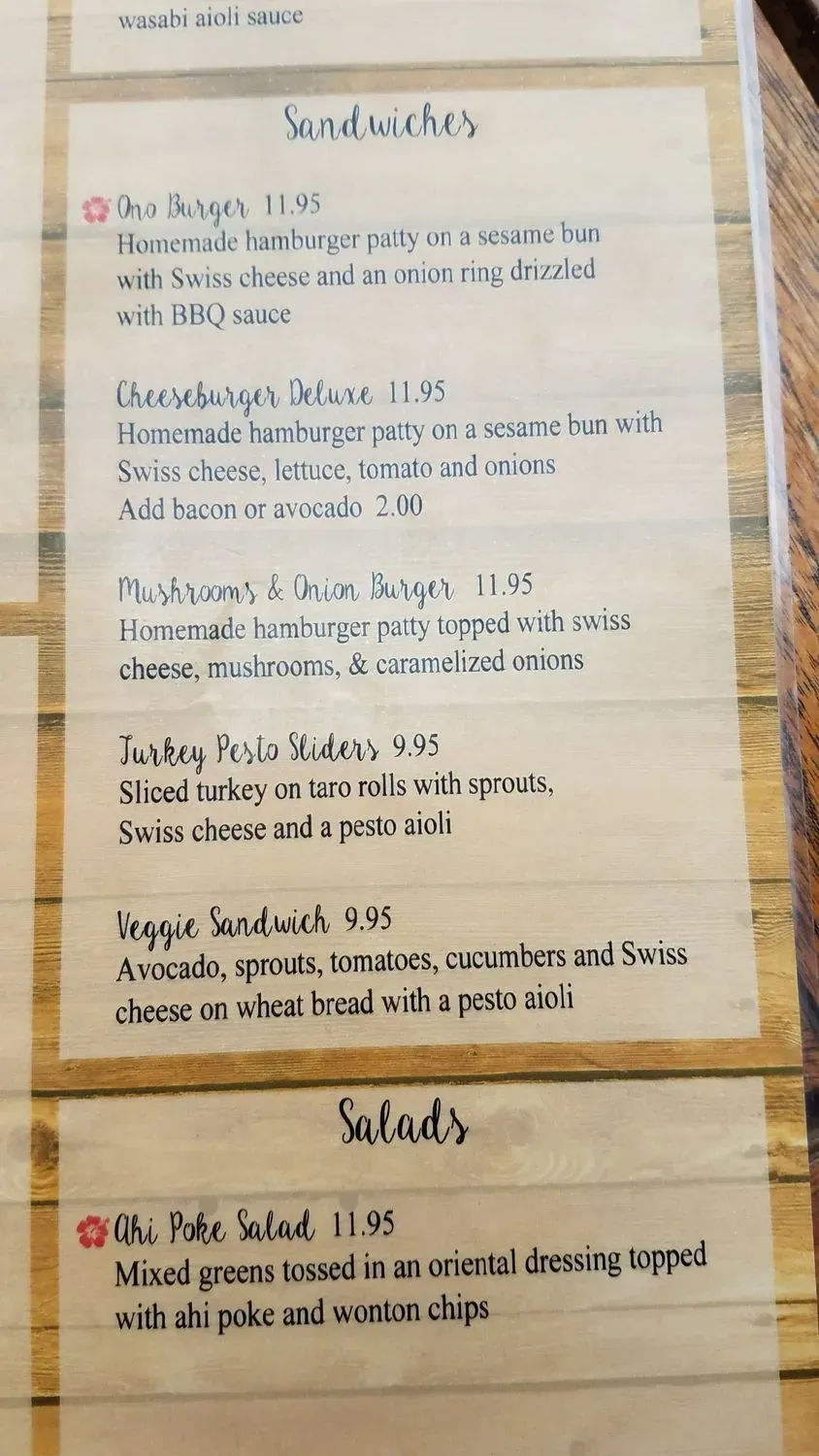 Menu 4