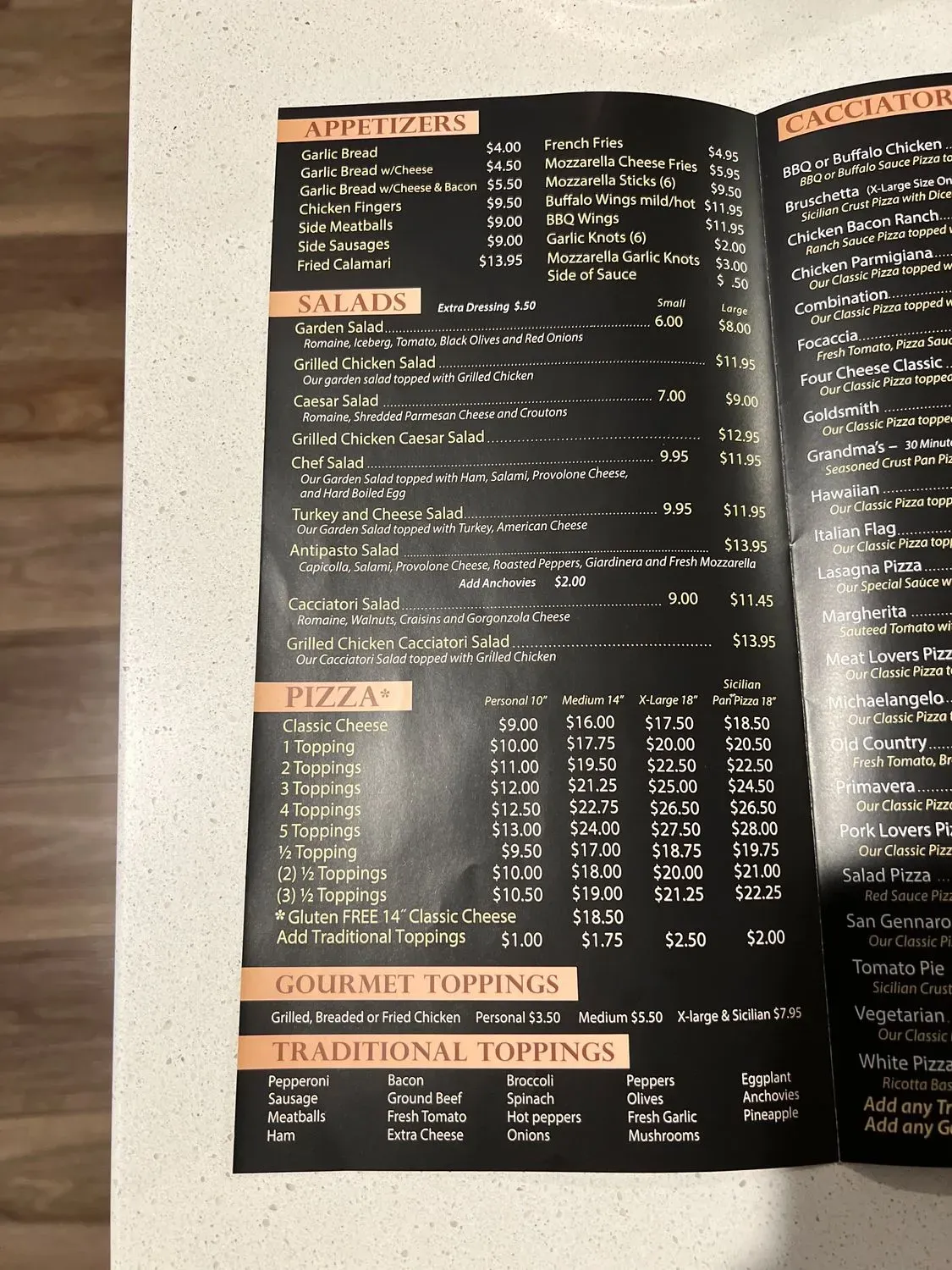 Menu 2