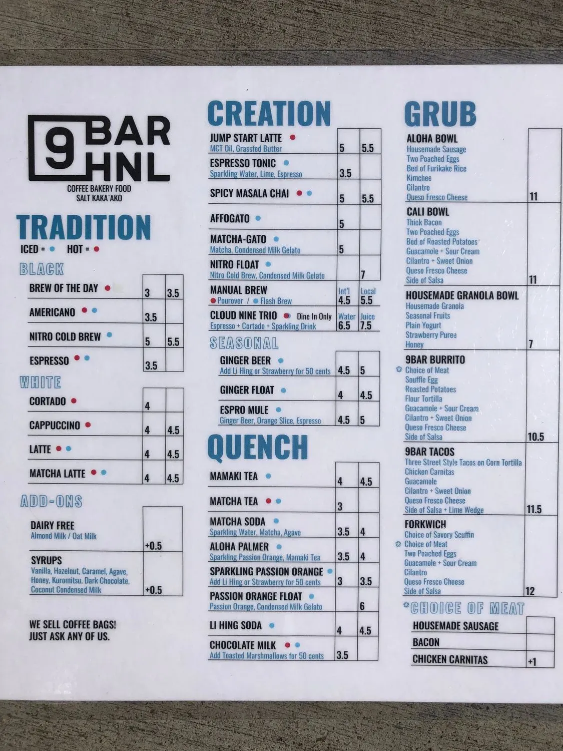 Menu 2