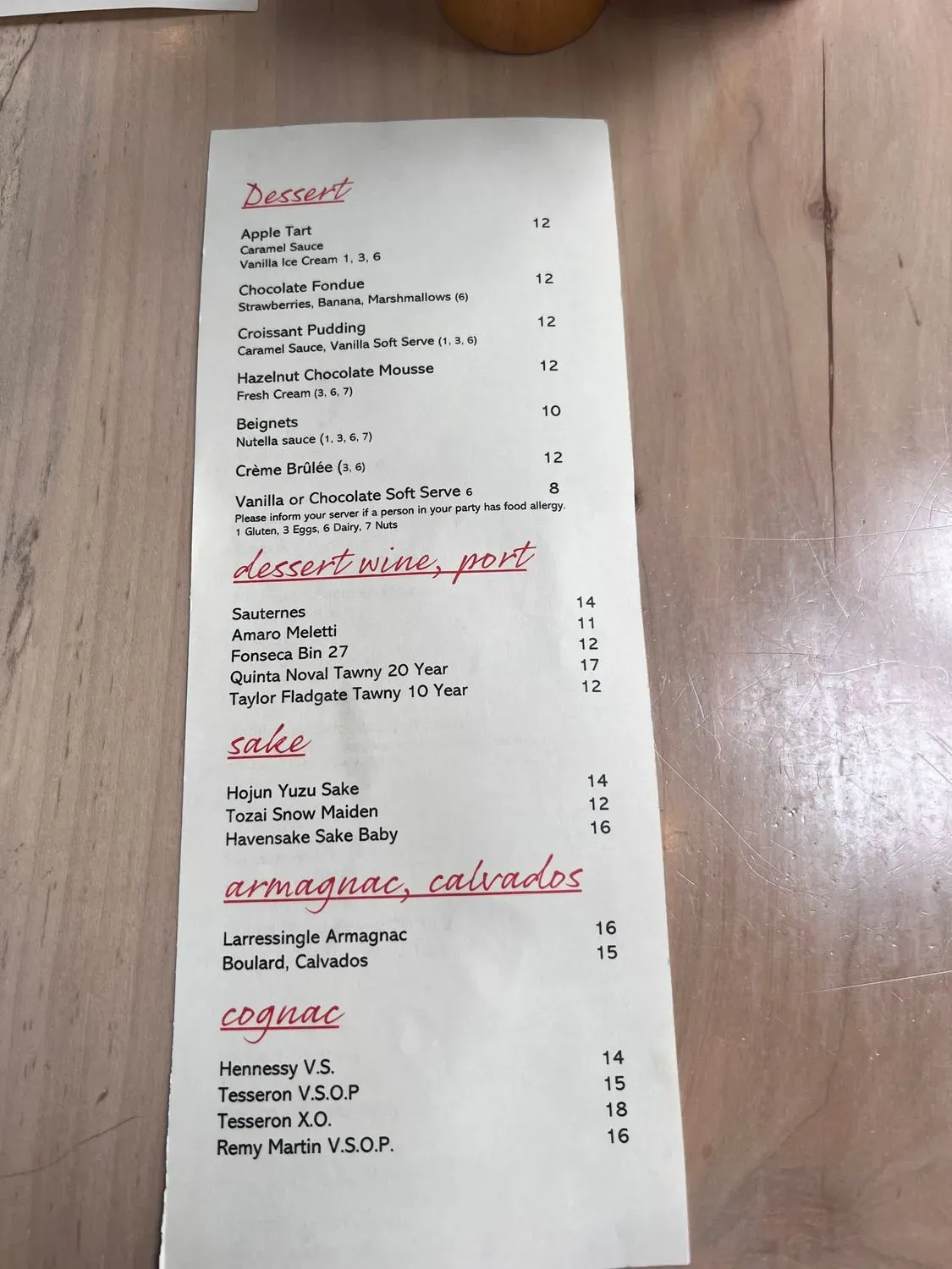 Menu 6