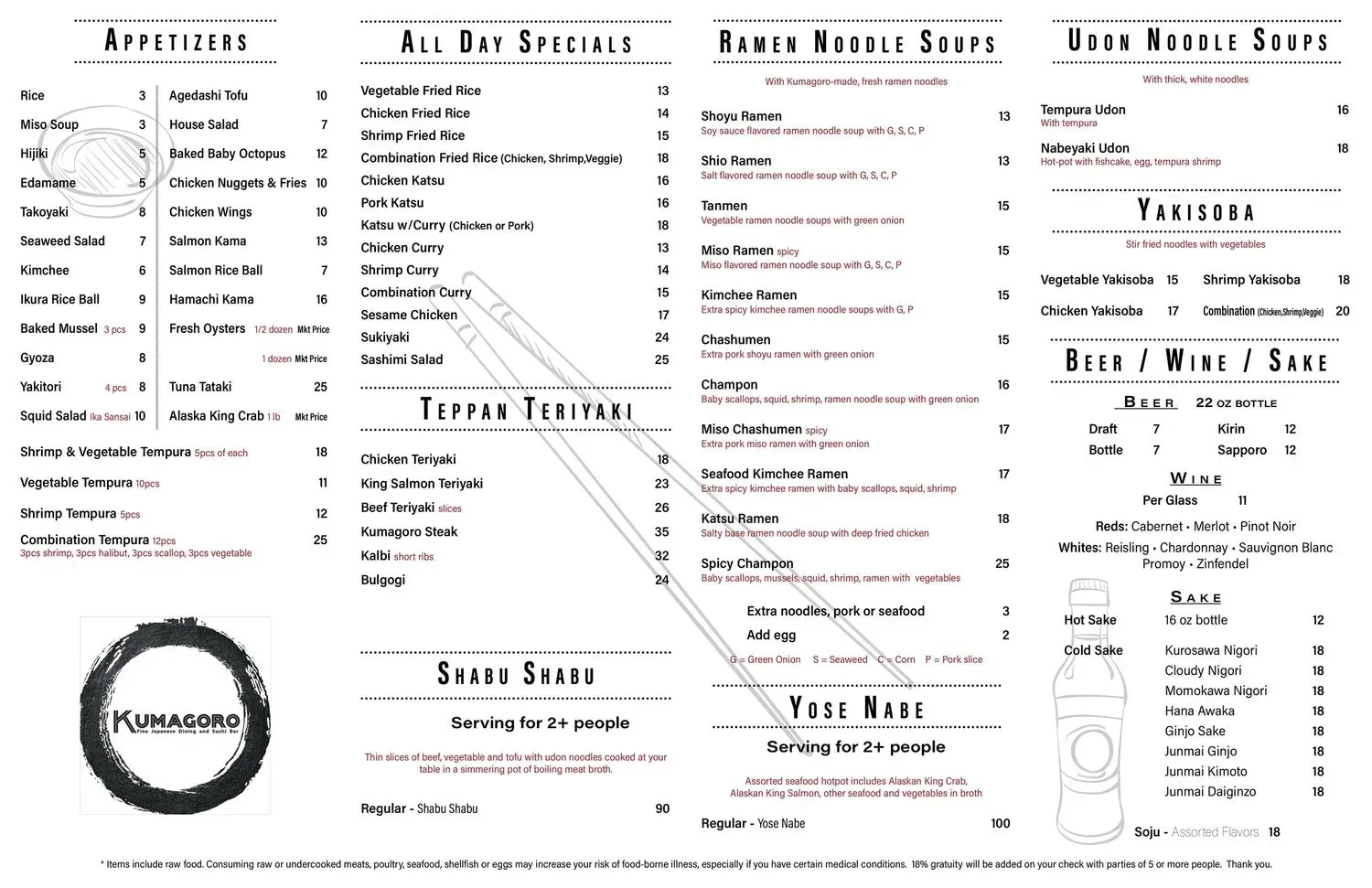 Menu 3