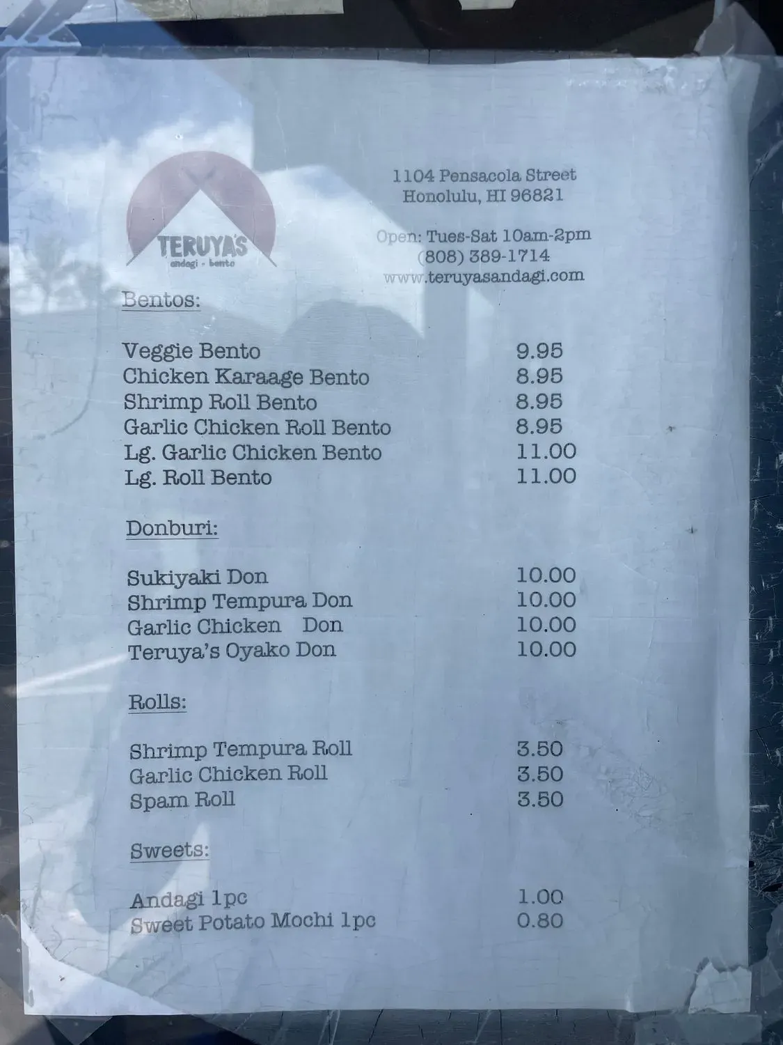 Menu 2