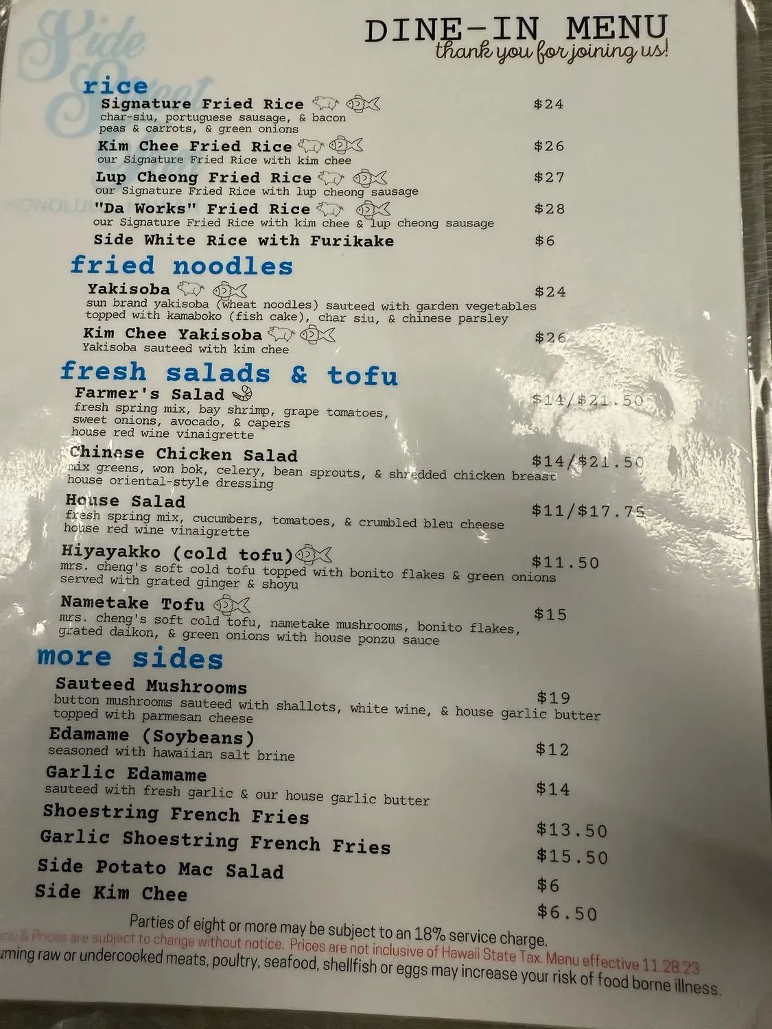 Menu 6