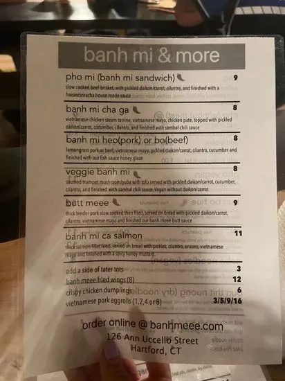 Menu 5