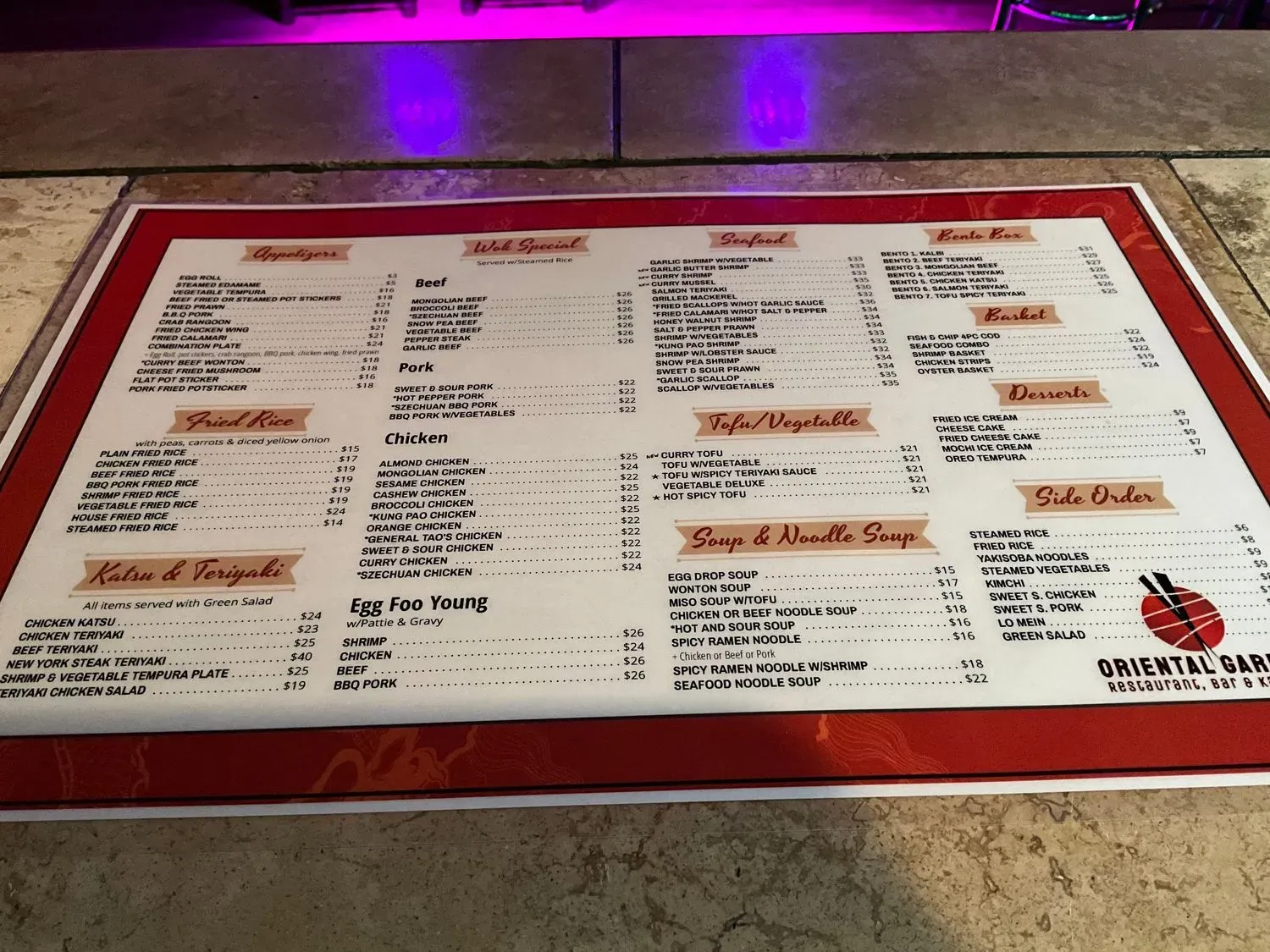 Menu 2