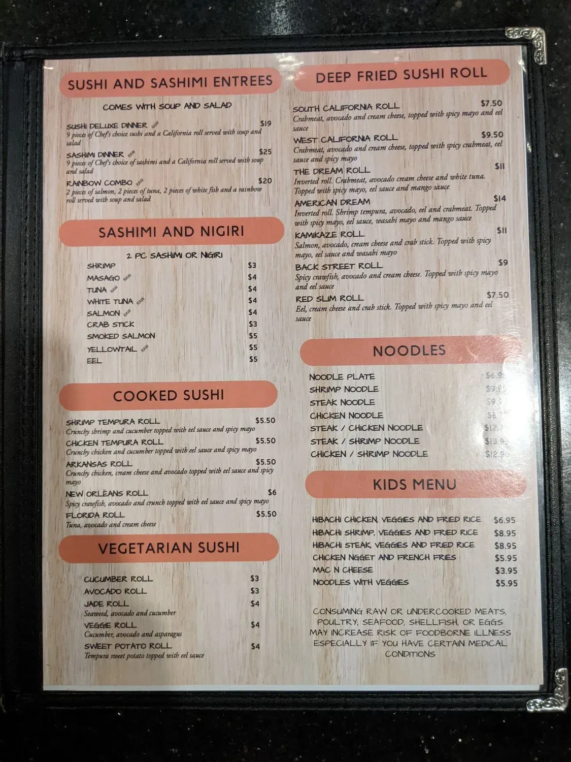 Menu 4